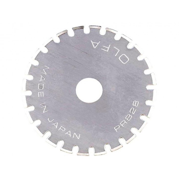 2 perforated round blades 28 mm Olfa PRB28 