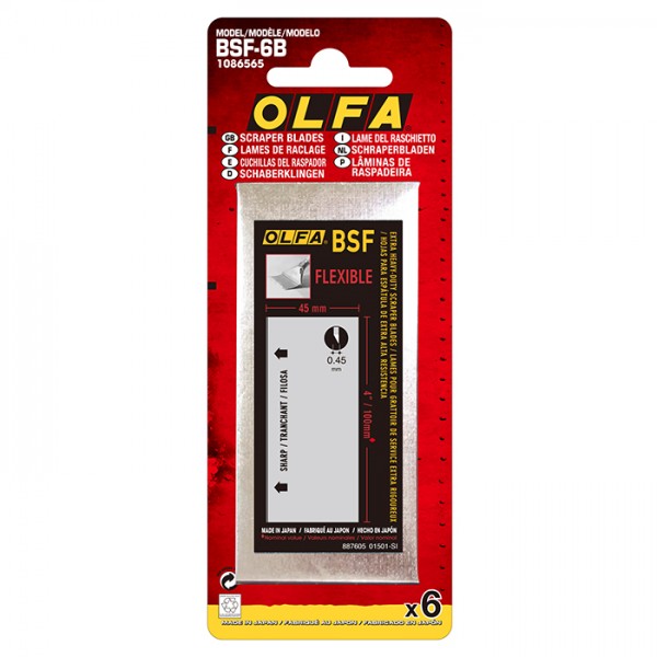Olfa BSF-6B Spare Flexible Scraper Blade
